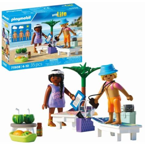 Playmobil - Jucarie de rol Cuplu de tineri la plaja - imagine 7